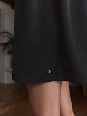 B by Ted Baker Crinkle Slip Black Rose Dress - Image 6 of 10