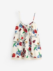 B by Ted Baker Ecru Floral Viscose Ladder Trim Slip - Imagen 6 de 9