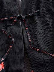 B by Ted Baker Crinkle Black Rose Robe - Image 10 of 12
