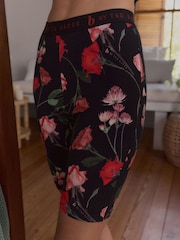 B by Ted Baker Cycling Short Set Black Rose Pyjamas - Image 5 of 5