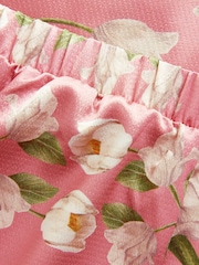 B by Ted Baker Pink Rose Floral Satin Cami Shorts Set - Bild 12 von 13