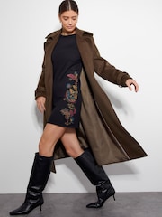 Monsoon Black Elle Embroidered Tunic Dress - Image 5 of 6