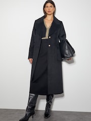 Monsoon Black Pora Ponte Jersey Midi Dress - Image 5 of 5