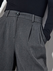 Monsoon Grey Wren Wide Leg Trousers - Image 4 of 5