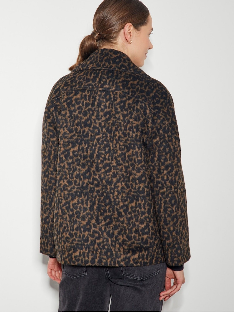 Monsoon Leopard Imprimeu Jachetă - Image 3 of 6