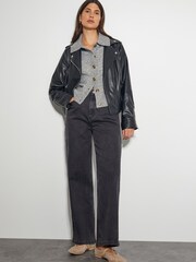 Monsoon Grey Cindy Short Sleeve Collar Cardigan - Image 2 of 4