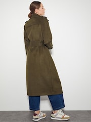 Monsoon Green Ollie Belted Trench Coat - Image 3 of 6