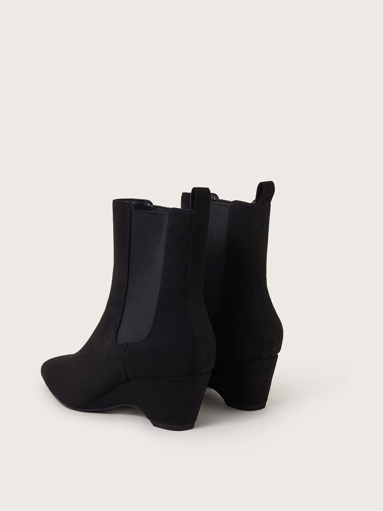 Monsoon Shay Suedette Wedge Ankle Boots - Imagen 3 de 3 Monsoon Shay Suedette Wedge Ankle Boots - Imagen 3 de 3
