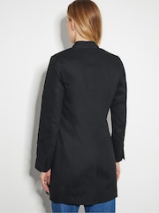 Monsoon Black Inez Military 100% Cotton Jacket - Image 3 of 5
