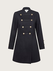 Monsoon Black Inez Military 100% Cotton Jacket - Image 5 of 5