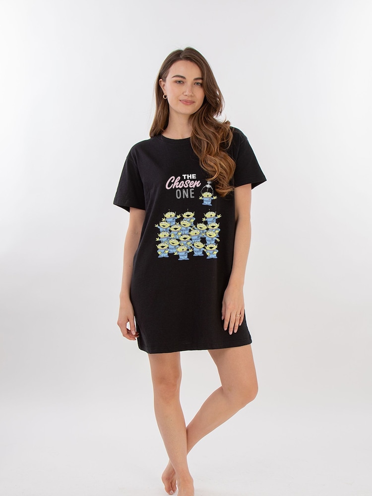 Brands In Black Disney Toy Story Chosen One Women 100% Cotton Nightdress - Image 1 of 2