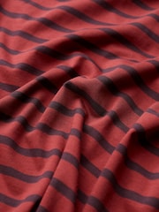 Seasalt Cornwall Red Crew Neck Sailor Long Sleeve T-Shirt - Image 5 of 5