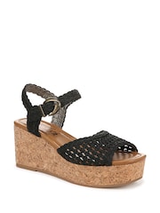 Negro - Blowfish Malibu Aric Woven Wedge Sandals - Imagen 3 de 5