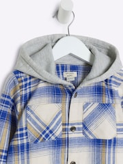 River Island Blue Boys Essentials 100% Cotton Hoodie Set - Image 4 of 5