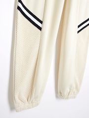 River Island Cream Girls Lace Blocked 100% Cotton Sweat Top Set - Image 5 of 6