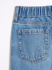 River Island Blue Girls Denim Wide Leg Jeans - Image 3 of 3