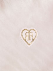 River Island Pink Girls Cosy Chevron Dress Set - Image 4 of 4