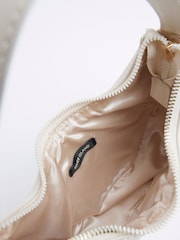 River Island Cream Girls Embossed Tassel Faux Leather Scoop Bag - Image 5 of 5