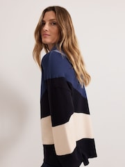 Phase Eight Blue Sabrina Swirl Jumper - Image 5 of 8