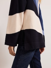 Phase Eight Blue Sabrina Swirl Jumper - Image 6 of 8