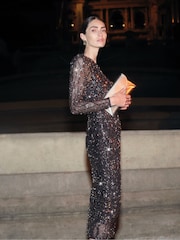 Phase Eight Black Kaleigh Sequin Dress - Image 2 of 12