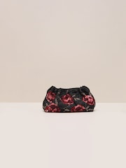 Phase Eight Black Rose Beaded Clutch - Image 1 of 7