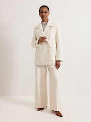 Phase Eight White Amelie Peacoat - Image 7 of 7