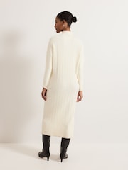 Phase Eight White Cadie Cable Dress - Image 2 of 6