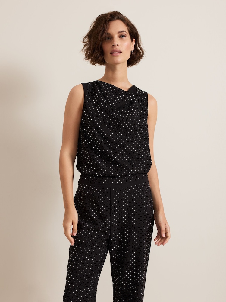 Phase Eight Black Ottie Black Top - Image 1 of 7