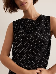 Phase Eight Black Ottie Black Top - Image 5 of 7