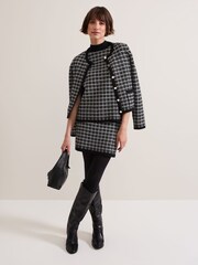 Phase Eight Black Tiffany Tweed Skirt - Image 7 of 7