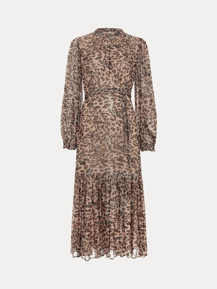 Phase Eight Black Eve Shimmer Midi Dress - Image 9 of 9