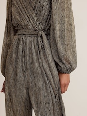 Phase Eight Gold Alli Gold Jumpsuit - Image 6 of 8