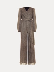 Phase Eight Gold Alli Gold Jumpsuit - Image 8 of 8
