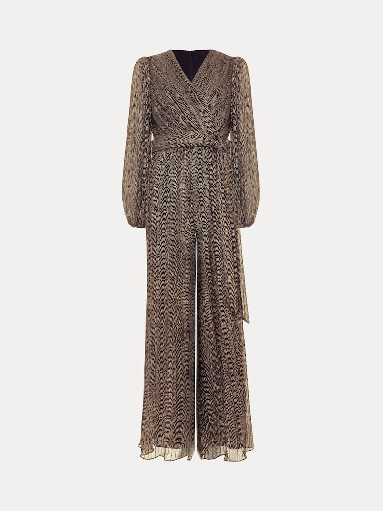 Phase Eight Gold Alli Gold Jumpsuit - Image 8 of 8
