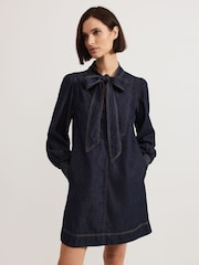 Phase Eight Blue 100% Cotton Geneve Denim Dress - Image 1 of 7