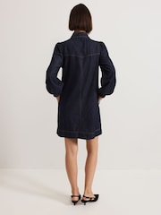 Phase Eight Blue 100% Cotton Geneve Denim Dress - Image 4 of 7