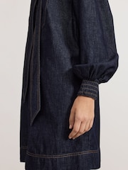 Phase Eight Blue 100% Cotton Geneve Denim Dress - Image 5 of 7