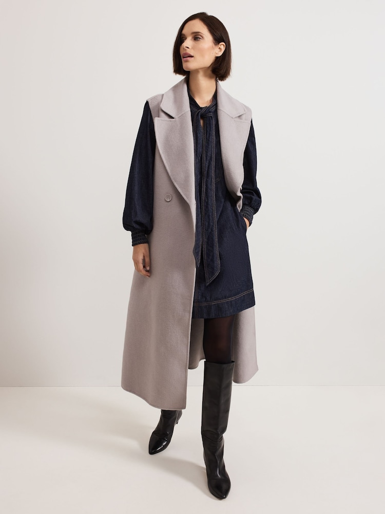 Phase Eight Blue 100% Cotton Geneve Denim Dress - Image 6 of 7