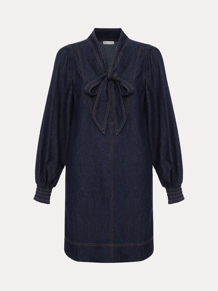 Phase Eight Blue 100% Cotton Geneve Denim Dress - Image 7 of 7