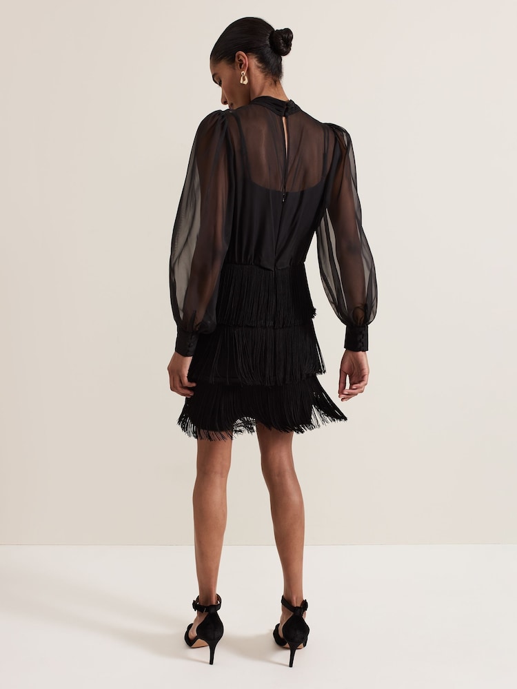 Phase Eight Black Felicity Dress - Image 2 of 6