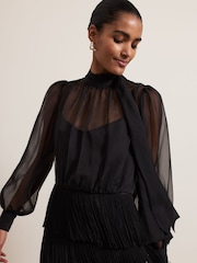 Phase Eight Black Felicity Dress - Image 4 of 6