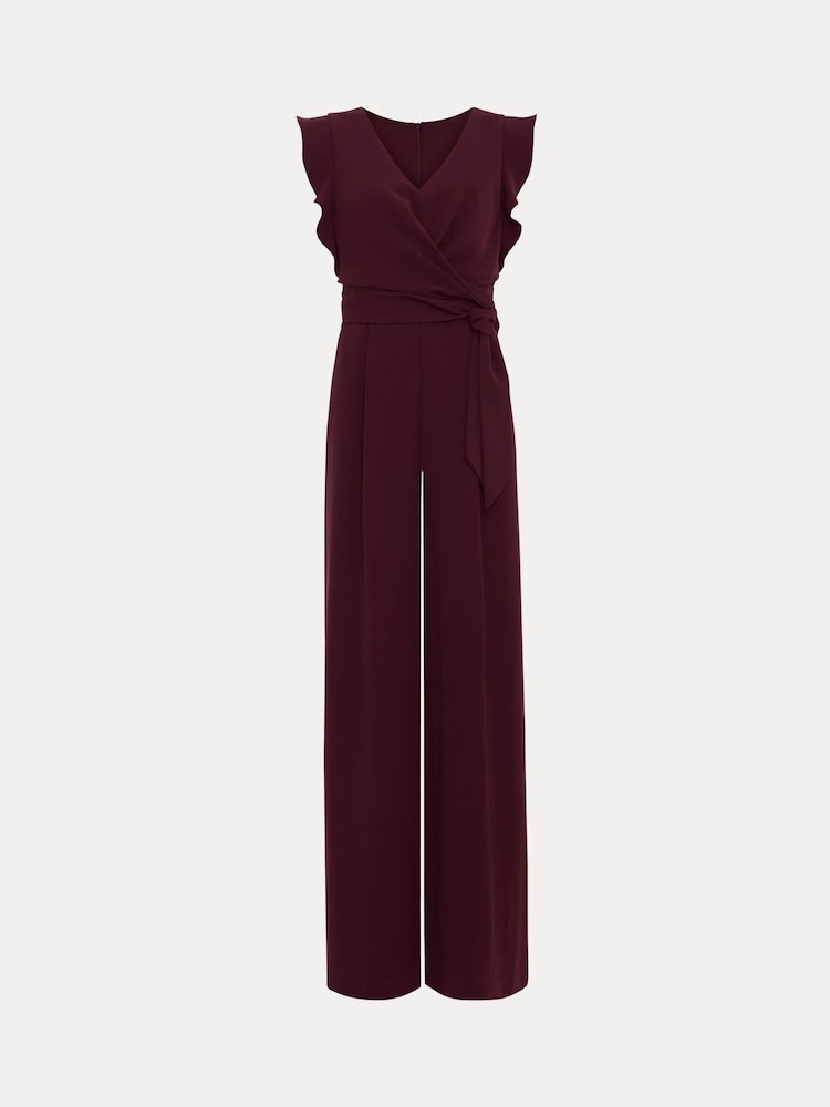 Phase Eight Burgundy Red Ayla Jumpsuit - Image 7 of 7