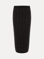 Phase Eight Black Kendall Stud Skirt - Image 6 of 6