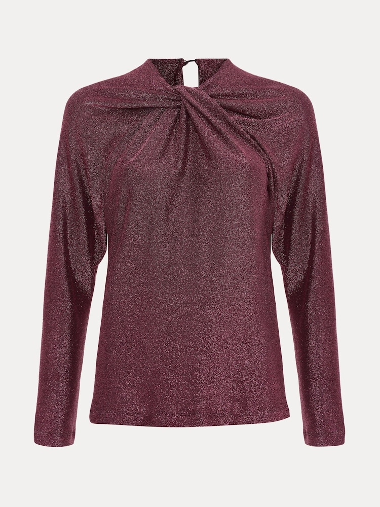Phase Eight Purple Stella Shimmer Top - Image 7 of 7