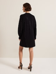 Phase Eight Black Tala Hotfix Dress - Image 2 of 7