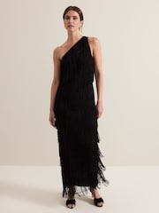 Phase Eight Black Petite Otto Maxi Dress - Image 1 of 6