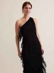 Phase Eight Black Petite Otto Maxi Dress - Image 3 of 6