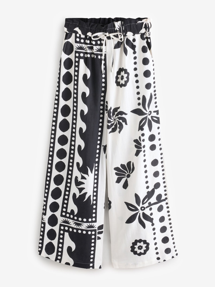 monochrome - Pantalon large avec lin - Image 1 of 2