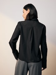Black Fitted Collared Long Sleeve Shirts 2 Pack - Image 3 of 9